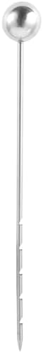 Toyvian 14-inch Stainless Steel Soil Sampler Probe with Handle for Indoor and Outdoor Plant Soil Testing and Moisture Monitoring Gardening Tool by Toyvian