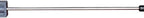 Kerick Pipe Mounted PVC Float Valve Assembly with 1-1/2" NPT PVC Float Valve, 14" Stainless Steel Rod and 8" Polyethylene Float - Image 3