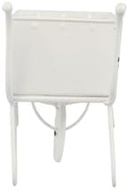 Decorative Wheelbarrow Planter, 11.5 Inch, Antique White - Image 5
