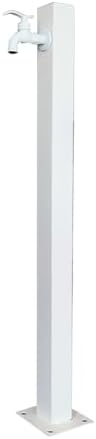 Outdoor Stainless Steel Garden Hose Stand - Decorative Water Faucet Fountain Dispenser for Irrigation & Washing (95x13CM) - Durable, Stylish Water Feature by Unknown