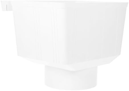 Beavorty Gutter Downspout Connector Rainwater Diverter for Outdoor Water Collection PVC Roof Drainage Funnel 110mm Standard Compatible with Downspout Pipes by Beavorty