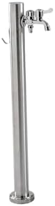 Stainless Steel Outdoor Water Column Faucet - 31.5in Freestanding Garden Hose Holder & Fountain for Parks, Lawns, Restrooms - Durable 304 Water Hydrant Garden Decor by Unknown
