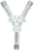 5Pcs Tee Connector Hose Barb Fitting Y Shaped Air Water Flow Splitter Plastic Tubing Joint For Drip Irrigation Aquariums Garden(2.5mm Y Tee 5pcs) by Unknown