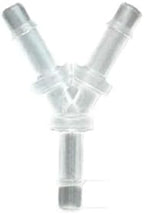 5Pcs Tee Connector Hose Barb Fitting Y Shaped Air Water Flow Splitter Plastic Tubing Joint For Drip Irrigation Aquariums Garden(2.5mm Y Tee 5pcs) by Unknown