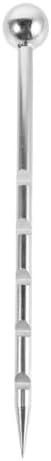 TOYANDONA Stainless Steel Soil Probe 11.02 Inch Manual Sampler Rod by TOYANDONA