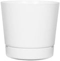 Root & Vessel Majestic Full Depth Cylinder Pot, Glossy White, 14-Inch (10142) by RootVessel