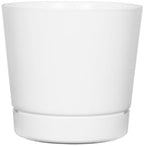 Root & Vessel Majestic Full Depth Cylinder Pot, Glossy White, 14-Inch (10142) by RootVessel