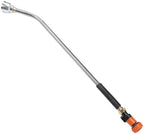 Garden Hose Watering Wand Stainless Steel and Aluminum Watering Sprayer Wand with Press Switch Adjustable Spray Patterns for Plants Cars AC Yards (90CM) - Image 2