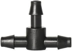 1/4" PVC Hose Barb Tee Connector Automatic Drip Irrigation Connectors Garden Watering System Water Pipe(500PCS TEE JOINT) by Unknown