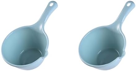 2PCS Plastic Water Ladle, Bath Ladle, Dippers Water Bath Scoop Kitchen Bathroom Garden Water Scoop Cup Home Essential for Watering Flowers Bathing by Dioche
