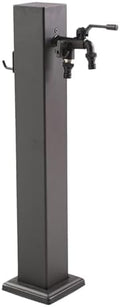 Outdoor Hydrant, Freestanding Antifreeze Water Column, Garden Fountain Watering Device, Stainless Steel Hose Holder with Double Water Outlet(80cm/31in) by Unknown