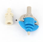 Garden Lawn Sprinkler Irrigation System 5pcs Length 50cm Atomized Micro-Sprinkler Irrigation Set Automatic Rotating Sprinkler Equipment Gardening Greenhouse (Color : Blue) by Lrjskwzc
