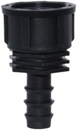 4PCS 1/2" 3/4" Threaded 16 20 25MM PE Hose Barb Tee Connector Garden Drip Irrigation Adapter Tubing Coupling Repair(SPL11-230-16MM-4PCS) by Unknown