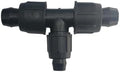 25 Pack 3/4" x 3/4" x 1/2" Easy Loc Reducing Tee – Drip Irrigation Fitting – Reusable Lock-Ring Fitting for 3/4” Poly Tubing – Leak-Proof & Tool-Free | A1-HT886 by DripWorks