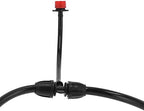 Drip Irrigation System Kit Adjustable Water Dripper with 10m Hose and Tee Connectors for Garden Flower Box Potted Plant Watering Plastic Material 863g Weight - Image 7