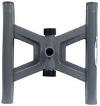 Quality Valve & Sprinkler Plastic Sled Base Sprinkler Stands, Flow-Through Design, 1/2 in. Female Threads, Gray, Above-Ground Sprinkler Support, 2 Pack - Image 2