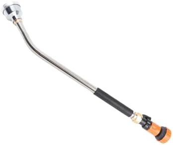 VBESTLIFE Garden Hose Watering Wand Long Nozzle Sprayer with Press Switch Control, 36-Inch Stainless Steel Aluminum, Leak Proof Washer Included for Plant Lawn Garden Car Wash (60CM) - Image 4