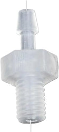 10 Pcs M6 to 2mm PP/PE Hose Connector, Straight Barb Adapter for Irrigation Tubing, Aquarium Air Pump, Water Pipe Joint(M5-2.4mm,25 pieces) by Unknown