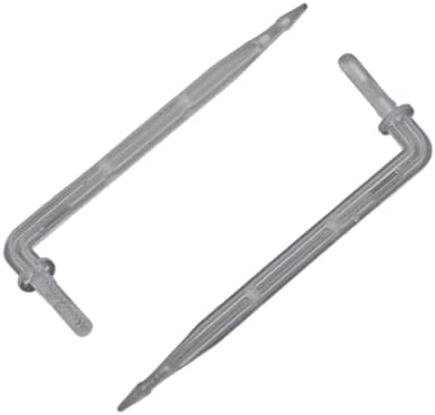 300Pcs 4mm Elbow Drippers Garden Micro Irrigation Drip Emitter 4/7mm Hose Dripper Watering to Root Dripper by Unknown