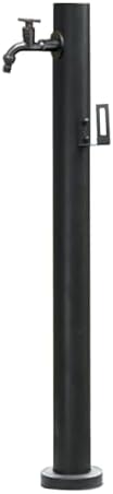 Stainless Steel Garden Faucet Post - Freestanding Antifreeze Hose Holder, Vertical Outdoor Water Column, Floor-Mounted Fountain for Easy Access to Water in Gardens and Yards by Unknown