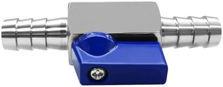 2PCS Stainless Steel 3/4" Mini Ball Valve Shut Off Valve 3/4" Hose Barb - Image 2