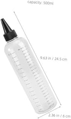 8pcs Oz Leakproof Plastic Squeeze Bottle with Graduated Scale for Precise Dispensing, Refillable Pet Applicator Bottle for Hair Oil, Sauce, and Daily Storage - Image 2