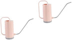 Toddmomy 2pcs Watering Can Outdoor Water Can Long Spout Indoor Mister Slim Irrigation Plant Watering Water Jug Shape Garden Gooseneck Kettle Drip Handle Cactus Houseplant Containers Pink - Image 6