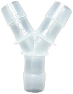 5Pcs Tee Connector Hose Barb Fitting Y Shaped Air Water Flow Splitter Plastic Tubing Joint For Drip Irrigation Aquariums Garden(20mm Y Tee 5pcs) by Unknown