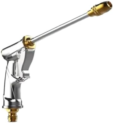 Adjustable Garden Sprayer High Pressure Water Hose Nozzle Spray Gun for Watering Plants(Gray long Mouth) - Image 2