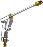 Adjustable Garden Sprayer High Pressure Water Hose Nozzle Spray Gun for Watering Plants(Gray long Mouth) - Image 2