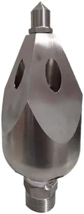 Stainless Steel Sewer Cleaning Nozzle 1" 3/8" 1/2" 3/4" Female 135L Puncture Jetter Nozzle(1inch) by Unknown