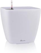 Dexceder 18x17 Self Watering Planter with Wheels (White Matte) by Dexceder