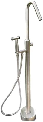 304 Stainless Steel Freestanding Vertical Garden Water Column Hose Stand with Double Faucet for Irrigation and Car Wash by Unknown