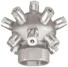 360° Spin Nozzle 13-Hole Multi-Head Linear & Full Cone Spray High Pressure Water for Construction & Tank Cleaning(1.2Female 3.0mm) - Image 2