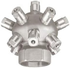 360° Spin Nozzle 13-Hole Multi-Head Linear & Full Cone Spray High Pressure Water for Construction & Tank Cleaning(1.2Female 3.6mm) - Image 2