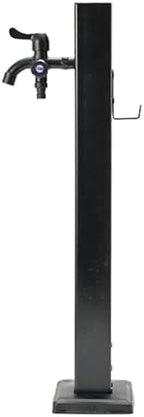 Outdoor Antifreeze Veal Square Water Column - 36.6in Garden Hydrant Dispenser with Faucet & Spray Gun for Efficient Irrigation, Floor-Mounted Water Solution by Unknown