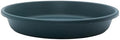The HC Companies Flower Pot Saucers - Plastic Plant Saucer for Outdoors & Indoors - Traditional Design Plant Pot Trays for Water Drainage - Durable & Stylish Round Plant Tray (17.5-inch Evergreen) by TheHCCompanies