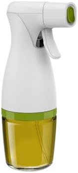 Prepara Simply Mist Olive Oil Sprayer, Chrome Band, White/Green by Prepara