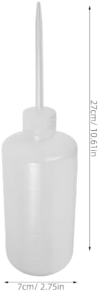 ARTIBETTER 6pcs Plastic Squeeze Bottle, 500ml/16.9oz Wash Bottles with Handy Measurement Lines, Watering Can Squeeze Spout Flowing Well for Laboratory Use Or Plants - Image 7