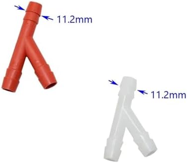 Hoses Connector 10mm 3 Way Manifold Y Connector Hose Garden Irrigation tee Barb drip Irrigation Fittings 300pcs(White) - Image 5