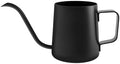 12oz/350ml Small Watering Can for Indoor Plants Stainless Steel Plant with Handle for House(Black 350ML) by Unknown
