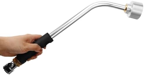 DOITOOL Watering Wand Heavy Duty, Metal Garden Hose Wand 18 Inches Long Hose Nozzle Sprayer with Flow Control for Watering Hanging Baskets and Shrubs (2000 Holes) - Image 4