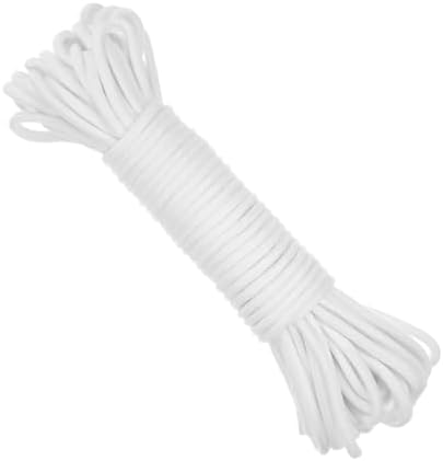 FRCOLOR Self-Watering Cotton Wicking Rope for Indoor and Outdoor Potted Plants, 6mm Diameter 50m Length, DIY Hydroponic and Soil Plant Irrigation Accessory by FRCOLOR