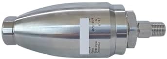 Turbo Rotating Nozzle, High Pressure 500 Bar 7250psi Quick Connect with Tungsten Steel Core for Cleaning Agua Potable(500bar-1l4-040) by Unknown