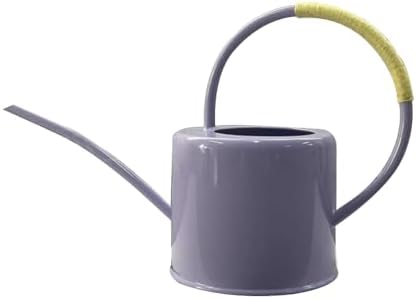 Metal Watering Can,Retro Style Gorgeous Long Spout/Iron Watering Can Gardening Tool 1.7 L (Purple) by Layboo