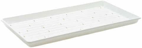 Bootstrap Farmer 1020 Shallow Trays Extra Strength 30 Pack White with Holes by BootstrapFarmer