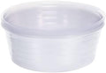 MECCANIXITY Plant Pot Saucer 14 Inch Plastic Round Flower Drip Tray for Indoor Outdoor, Clear Pack of 20 by MECCANIXITY