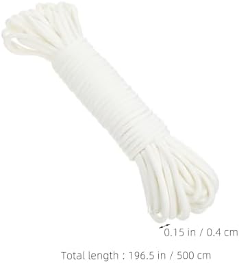 4pcs Absorbent Cotton Rope: 4mm Thick Self-Watering Wick Cord String System - Indoor & Outdoor Vacation Plant Cord Watering Baskets Use - Image 6
