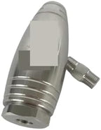 High Pressure 500/600 Bar 1/4 Quick Connection with Tungsten Steel Core Water Turbo Rotating Nozzle by Unknown