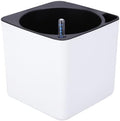 Kisangel Planter Plastic with Double Layer Design Self Watering Flower Pot Large Capacity Square and Detachable Inner Pot for Weather Condition Indoor and Outdoor Plants by Kisangel